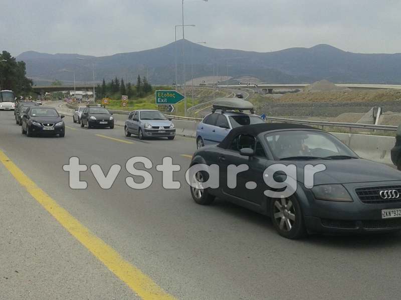 ΒΙΝΤΕΟ-Ουρές αυτοκινήτων στην Αθηνών-Λαμίας