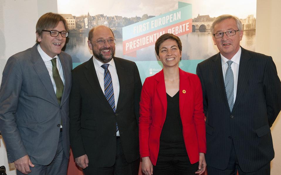 Το πρώτο ντιμπέιτ των υποψηφίων Προέδρων της Κομισιόν