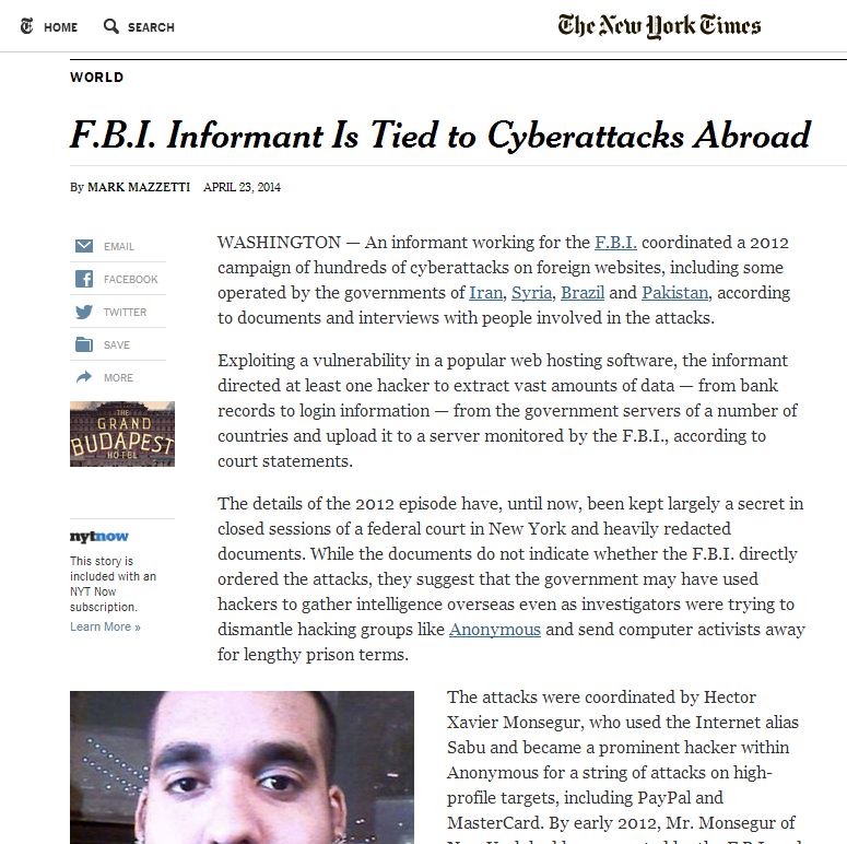 Χάκερ έκανε επιθέσεις με εντολή του FBI