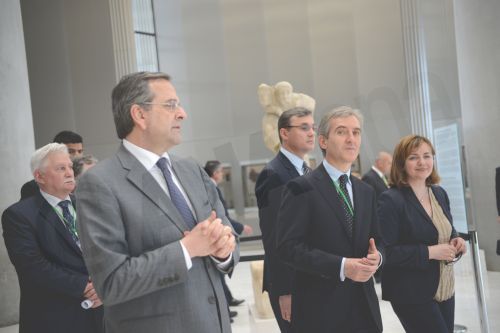 ΦΩΤΟ-Ο Σαμαράς ξενάγησε τον Μολδαβό Πρωθυπουργό
