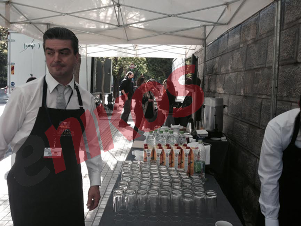 ΦΩΤΟ-Προετοιμασίες στο Μαξίμου για την άφιξη της Μέρκελ