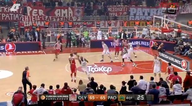 BINTEO-Το φοβερό τρίποντο του Σπανούλη