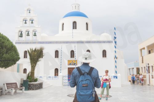 ΦΩΤΟ-Το σημείο του τραυματισμού της Αμερικανίδας στην Σαντορίνη