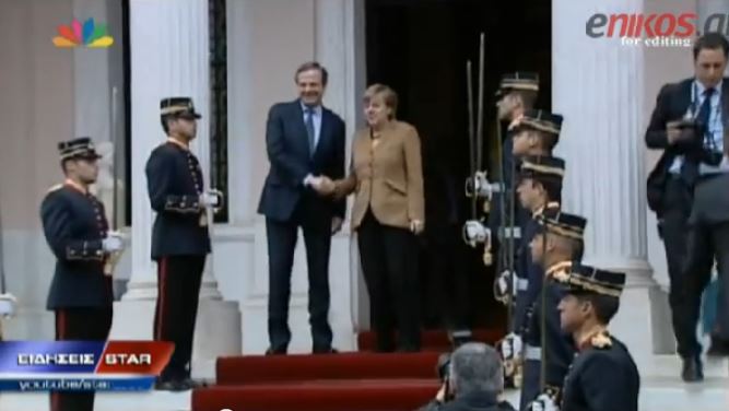 ΒΙΝΤΕΟ-Για το κατοχικό δάνειο συζήτησαν Σαμαράς-Βενιζέλος-Μέρκελ