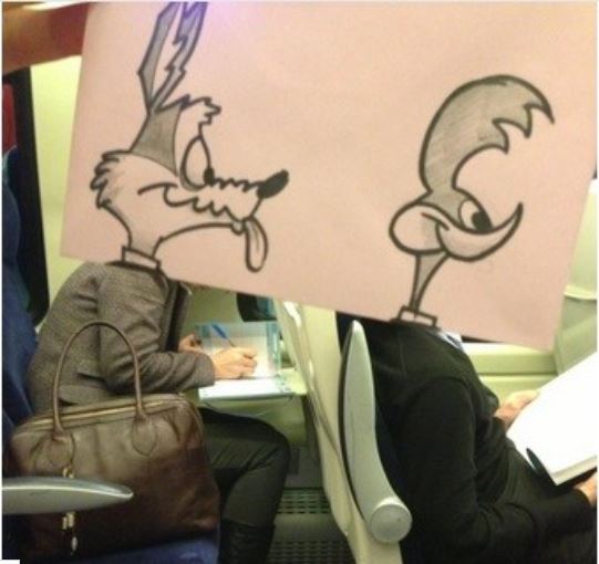 ΦΩΤΟ-Βλέπει παντού …κόμικς