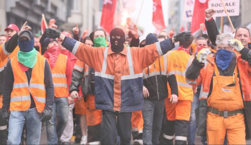 Βρυξέλλες: Μαζικές διαδηλώσεις κατά των μέτρων λιτότητας