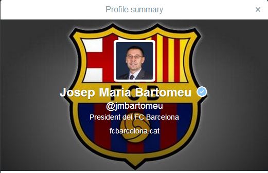 O Πρόεδρος της Barca για τον Τίτο