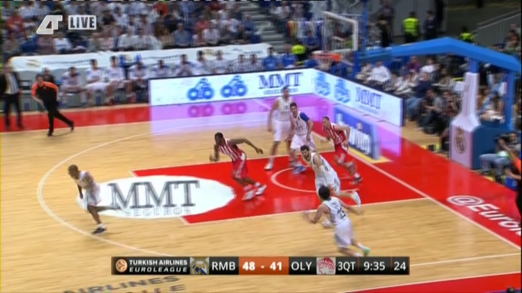 Live: Ρεάλ-Ολυμπιακός 70-56 (30′)