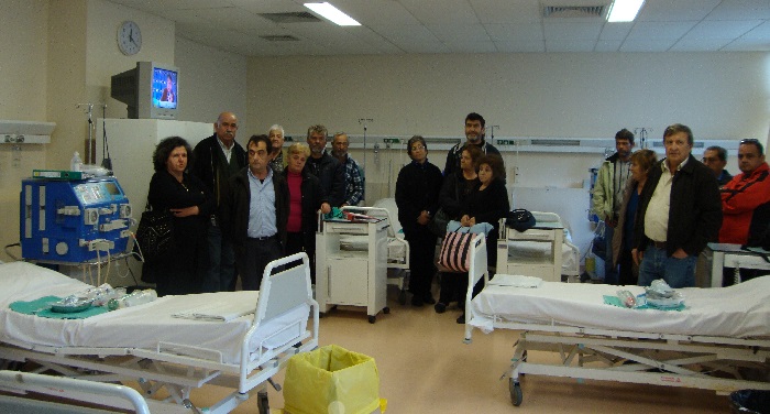 ΦΩΤΟ-Διαμαρτυρία νεφροπαθών στον Πύργο