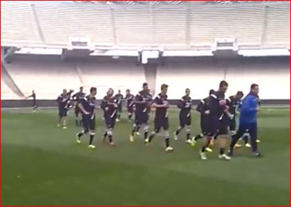 BINTEO-H προπόνηση του ΠΑΟΚ στο ΟΑΚΑ