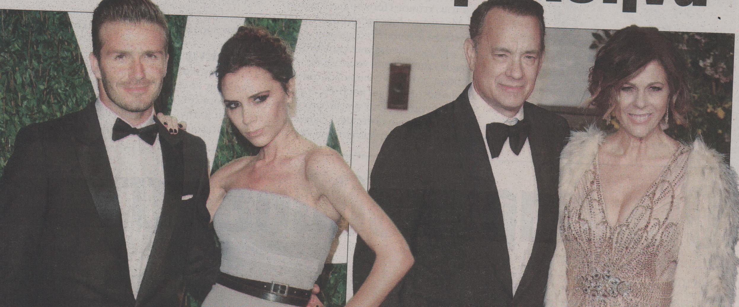 Έρχονται τα ζεύγη Μπέκαμ και Χανκς