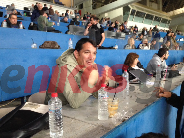 ΦΩΤΟ-Ο Πύρρος Δήμας στο ΟΑΚΑ