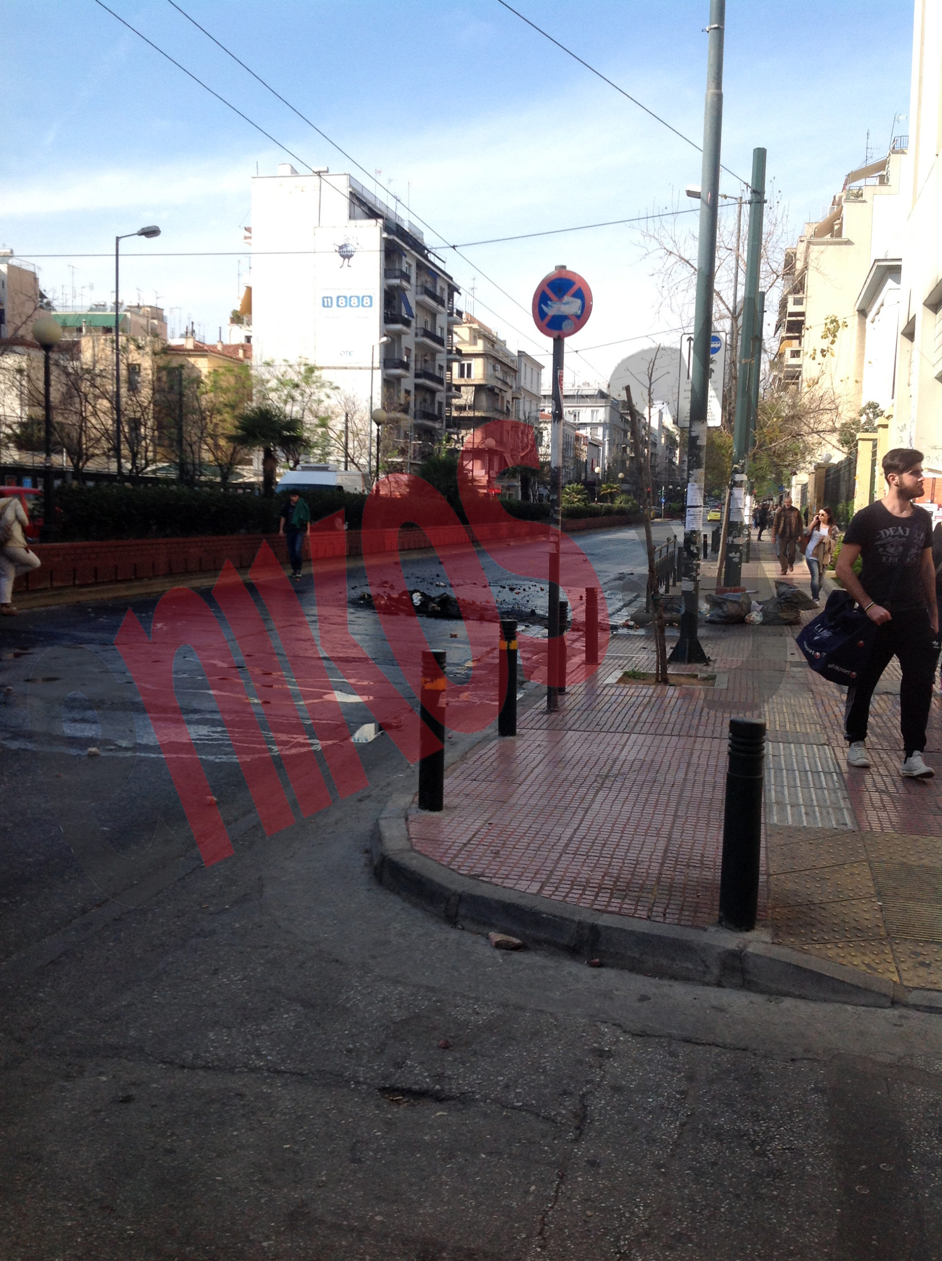 ΦΩΤΟ-Επεισόδια στην ΑΣΟΕΕ