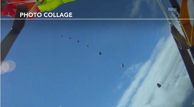 ΒΙΝΤΕΟ-Αλεξιπτωτιστής κατέγραψε μετεωρίτη που έπεφτε δίπλα του