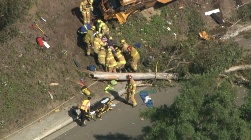 ΦΩΤΟ-Δείτε εικόνες από το ατύχημα στην Καλιφόρνια