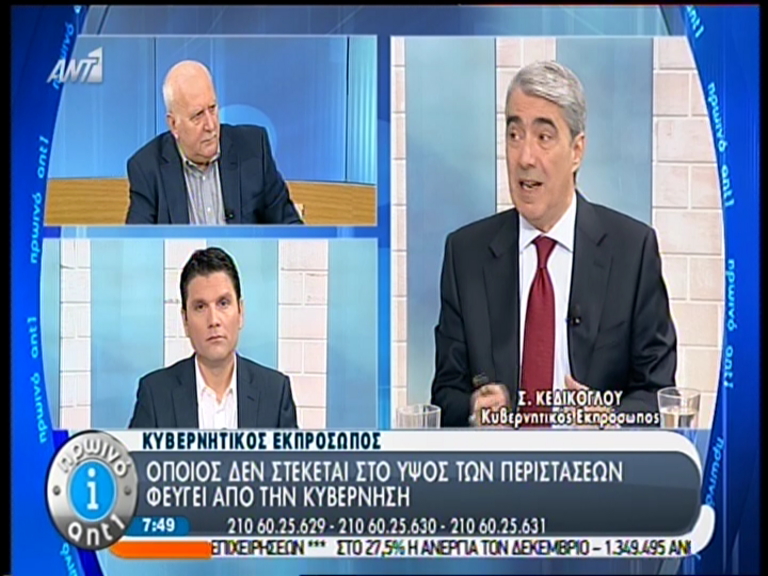 ΒΙΝΤΕΟ-Κεδίκογλου: Κατώτερος των περιστάσεων ο Μπαλτάκος