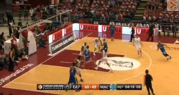 ΒΙΝΤΕΟ-Έτσι έσπασε την έδρα της Μιλάνο η Μακάμπι