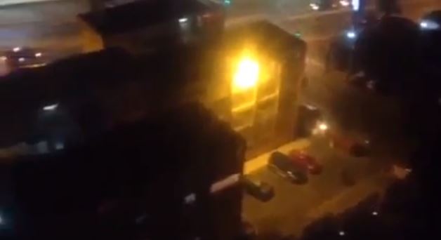 ΒΙΝΤΕΟ-Στις φλόγες κτίριο στη Χιλή