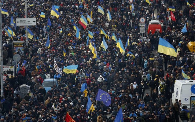 5 τραυματίες σε διαδήλωση στην Ουκρανία