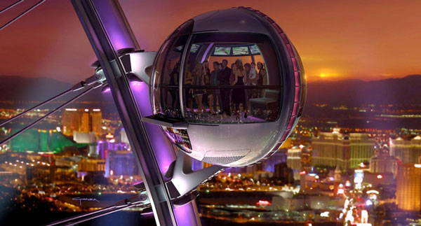perierga.gr - Η ψηλότερη ρόδα λούνα παρκ του κόσμου άνοιξε στο Λας Βέγκας!