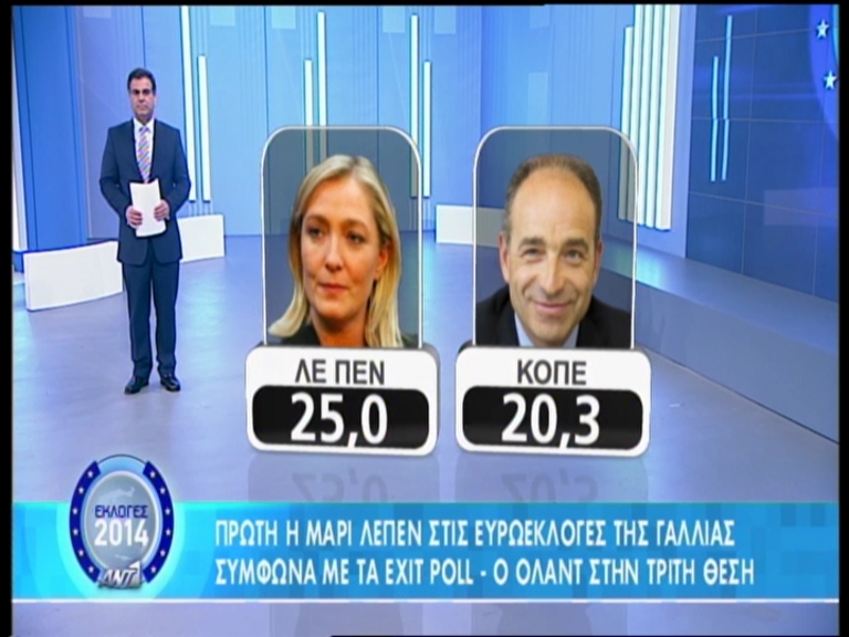 Πρώτη η Μαρίν Λεπέν σύμφωνα με το exit poll