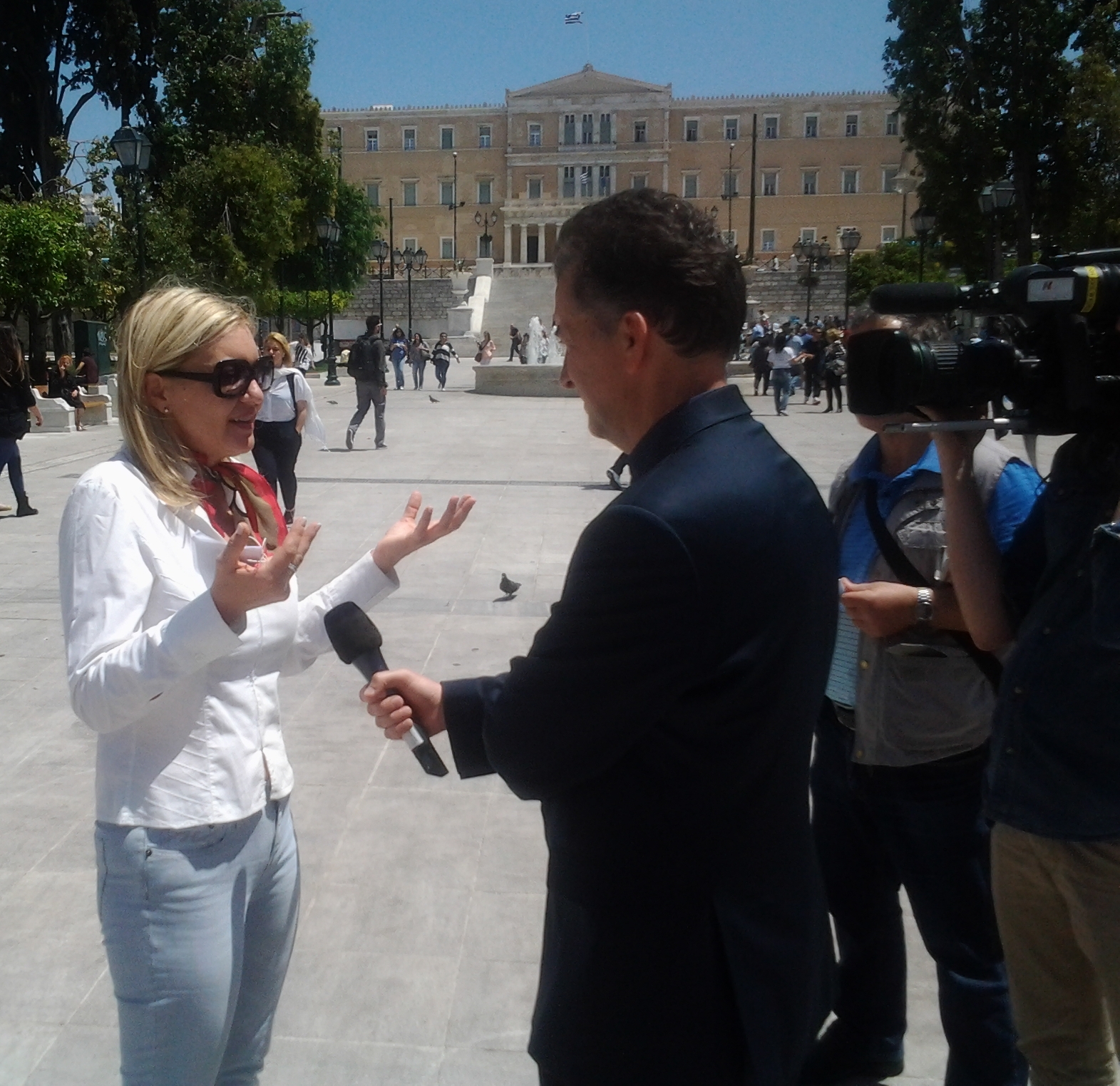 ΦΩΤΟ-Η Νατάσα Ράγιου στο BBC