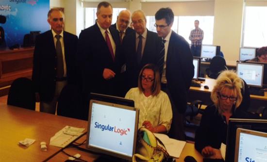 Πρώτη επιθεώρηση από τον Γ. Μιχελάκη