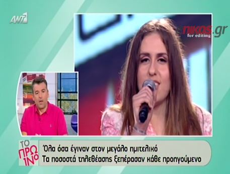 ΒΙΝΤΕΟ-Λιάγκας: Λιποθύμησε η Αρετή του “The Voice”