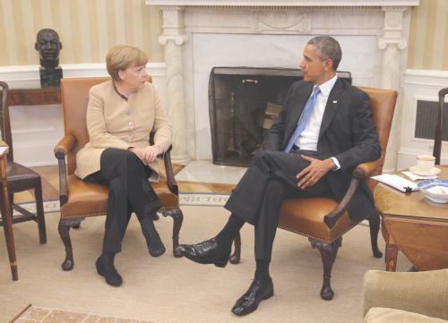 ΒΙΝΤΕΟ-Συνάντηση Ομπάμα-Μέρκελ με φόντο την Ουκρανία
