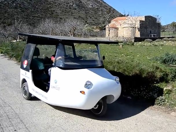 ΒΙΝΤΕΟ-Το πρώτο ηλιακό αυτοκίνητο της Κρήτης