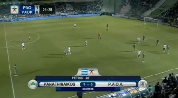 LIVE-Παναθηναϊκός – ΠΑΟΚ 1-0 (20’)