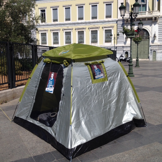 ΦΩΤΟ-Οι σκηνές του Ποταμιού στην Αθήνα