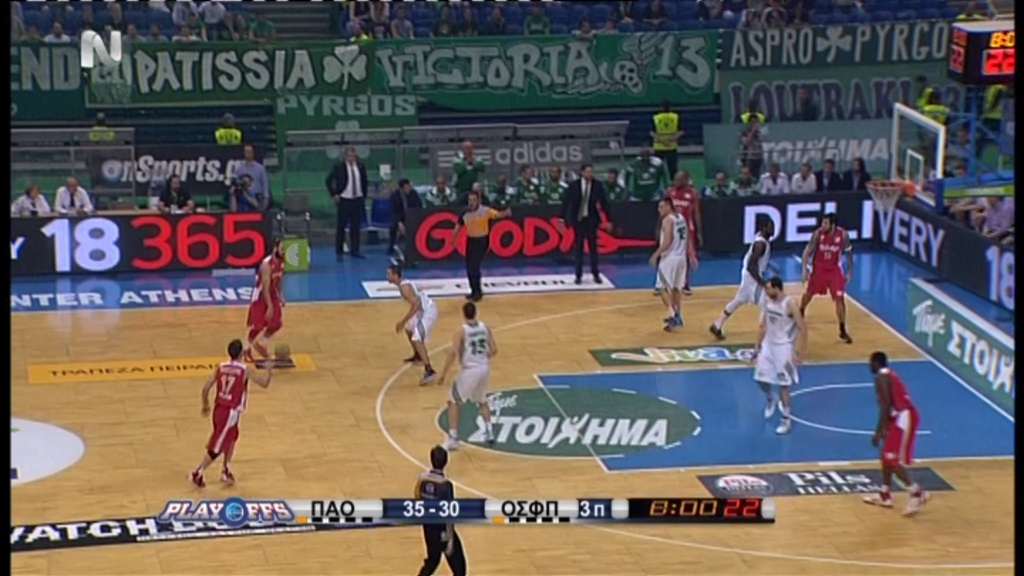 Live: Παναθηναϊκός-Ολυμπιακός 51-41 (30’)