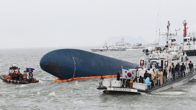 Νότια Κορέα: Εντοπίστηκαν οκτώ νέοι σοροί στο ναυάγιο