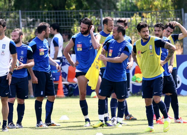 ΒΙΝΤΕΟ-Η προπόνηση της Εθνικής στην Πορτογαλία