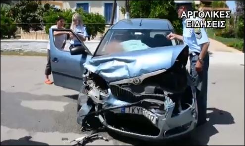 BINTEO-7 τραυματίες από τροχαίο στο Ναύπλιο
