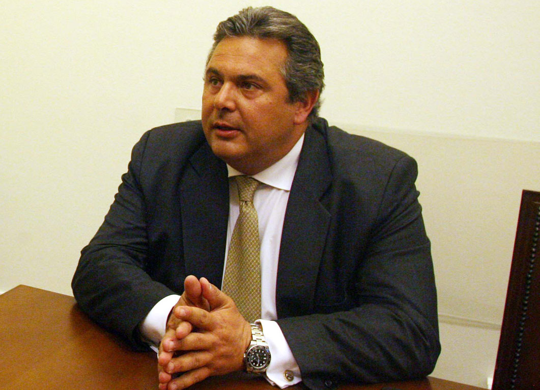 Καμμένος: “Δεν είμαστε δεκανίκι κανενός”