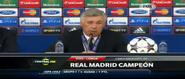 ΒΙΝΤΕΟ-Δείτε πως οι παίκτες της Ρεάλ «χάλασαν» τη συνέντευξη του Αντσελότι