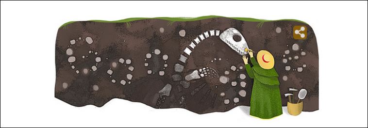 Στη Mary Anning αφιερωμένο το Doodle της Google