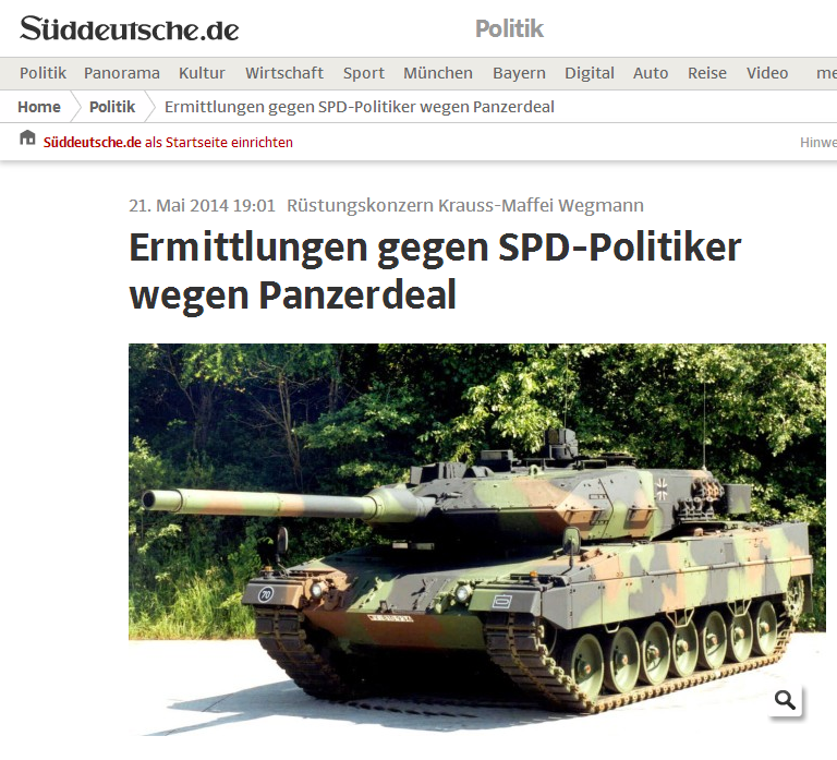 Γερμανία-Στο στόχαστρο της εισαγγελίας δύο πρώην βουλευτές για τα εξοπλιστικά