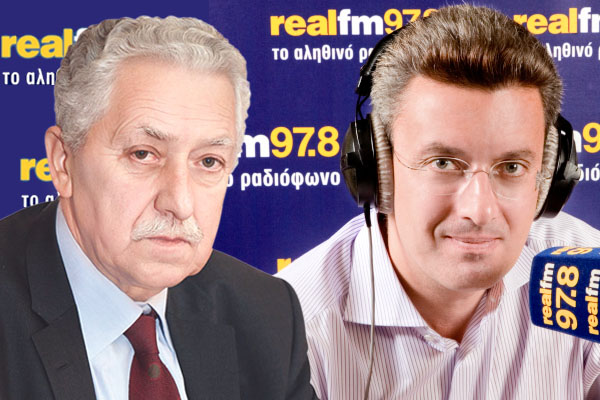 O Φώτης Κουβέλης στον Νίκο Χατζηνικολάου στον Real fm 97.8