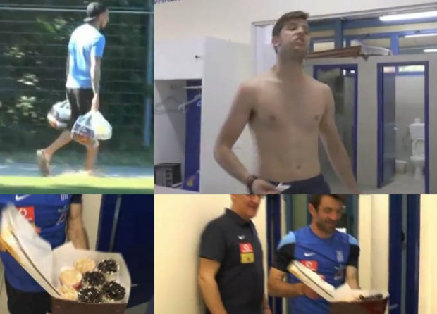 ΒΙΝΤΕΟ-Ο Μήτρογλου κερνάει,ο Μανωλάς τρώει