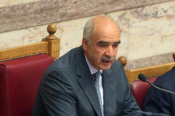 Τι είπε ο Μεϊμαράκης για τις χειροπέδες των βουλευτών της ΧΑ στη Βουλή