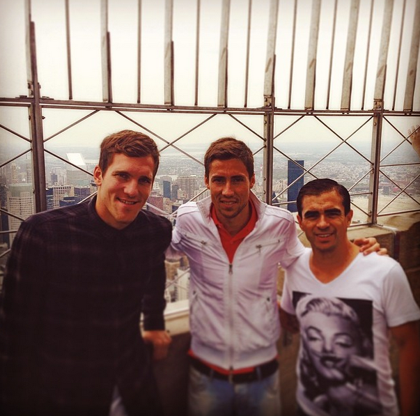 ΦΩΤΟ-Ο Ολυμπιακός στο Empire State Building