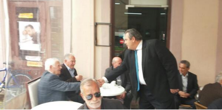 ΦΩΤΟ-ΤΩΡΑ-Ο Καμμένος στην Κομοτηνή