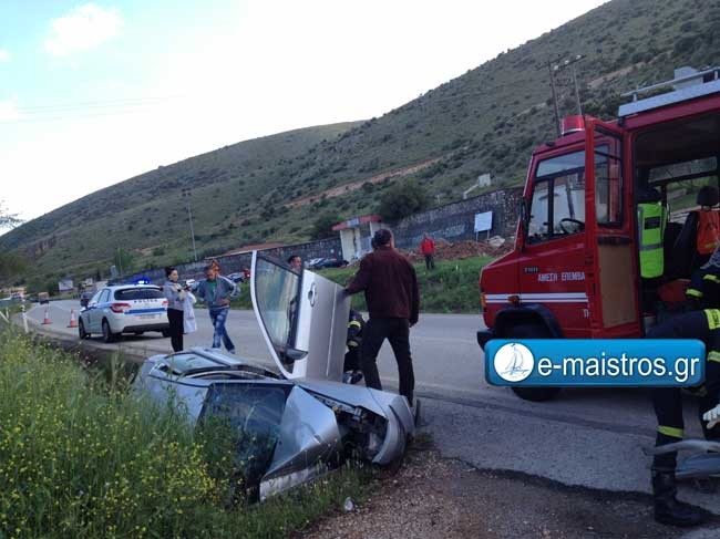 ΦΩΤΟ-Τροχαίο στην Αμφιλοχία