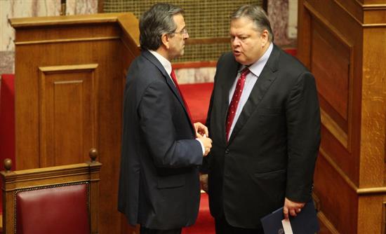 Συνάντηση Σαμαρά-Βενιζέλου το απόγευμα