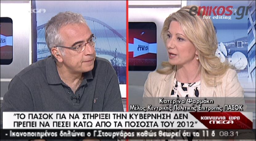 ΒΙΝΤΕΟ-Φαρμάκη: Το ΠΑΣΟΚ δεν στηρίζει την κυβέρνηση με 5%