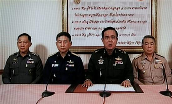 Ταϊλάνδη: Μέσω τηλεοράσεως η ανακοίνωση πραξικοπήματος