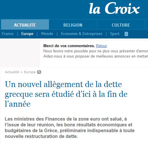 La Croix: Θετικά βήματα από την Ελλάδα